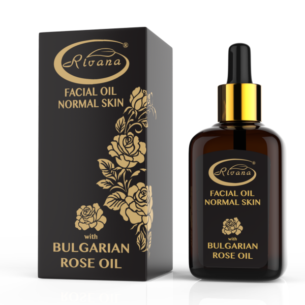 Facial oil with Bulgarian rose oil for normal skin